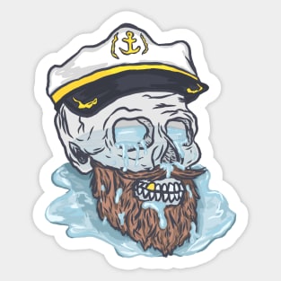 Captain Skull Sticker